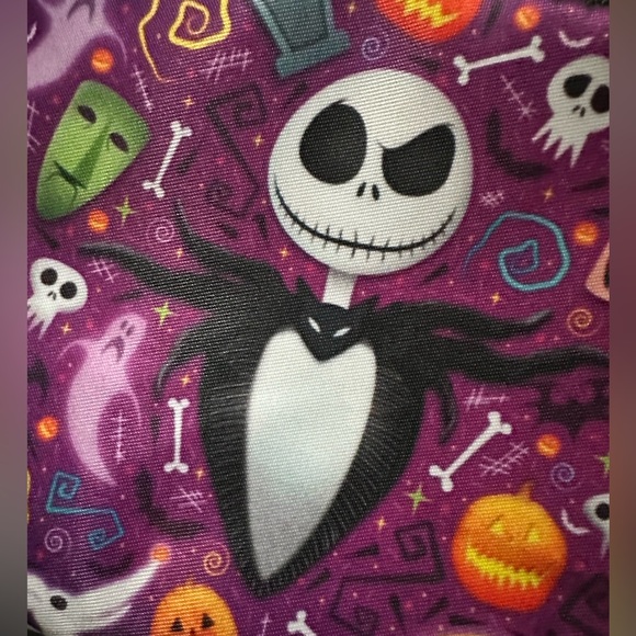 Nightmare Before Christmas Jack and Sally Cosmetic Bag - Picture 4 of 5